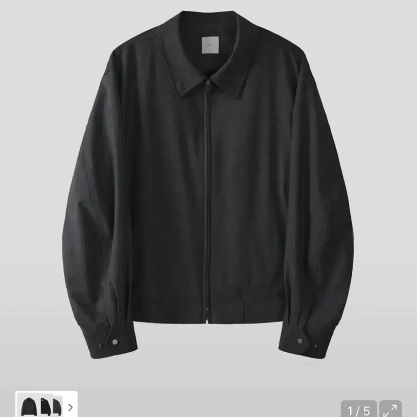 [SOLD OUT] 애습 와이드 울 블루종 M