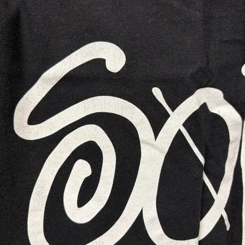 [BUNJANG] Stussy Sophnet Black T-Shirt / [L] 스투시x소프넷 티셔츠 블랙