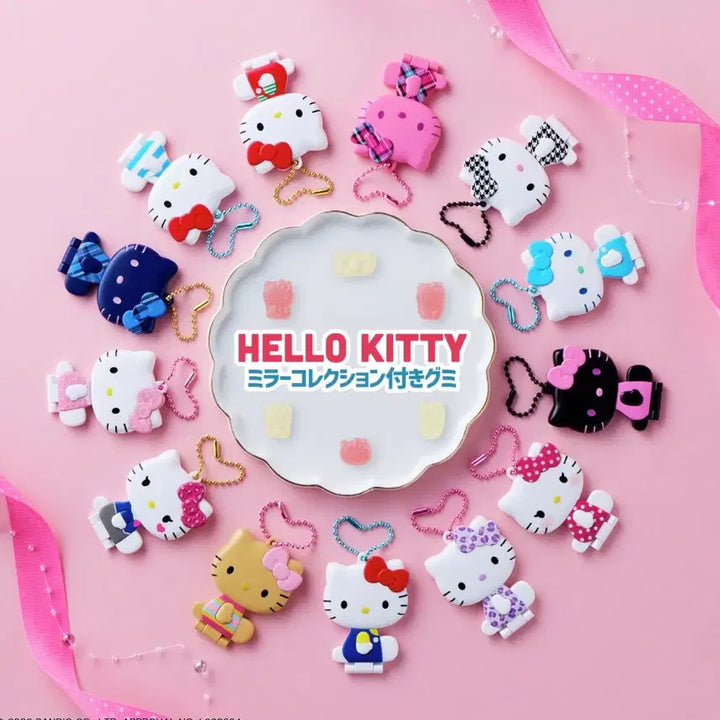 [BUNJANG] Sanrio Hello Kitty Mirror Collection Mascot Doll Keychain / (예약) 산리오 헬로키티 미러 컬렉션 거울 마스코트 인형 가챠 키링