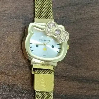 [BUNJANG] Hello Kitty Gold Wristwatch / 헬로키티 금색 손목시계