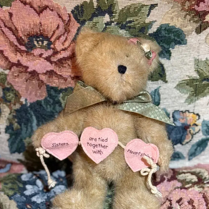 [BUNJANG] Boyds Bears Sister Bear with Heart Message / 보이즈베어 곰인형 자매 하트