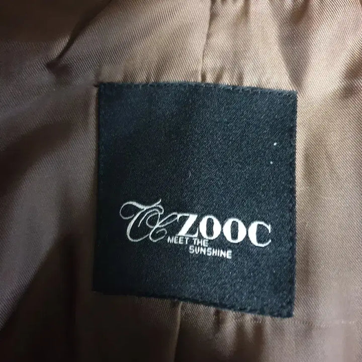 [BUNJANG] ZOOC Wool 100% Breasted Clip Coat Olive (55) / (빈티지) ZOOC 울100% 브레스티드 클립 코트 올리브 (55)