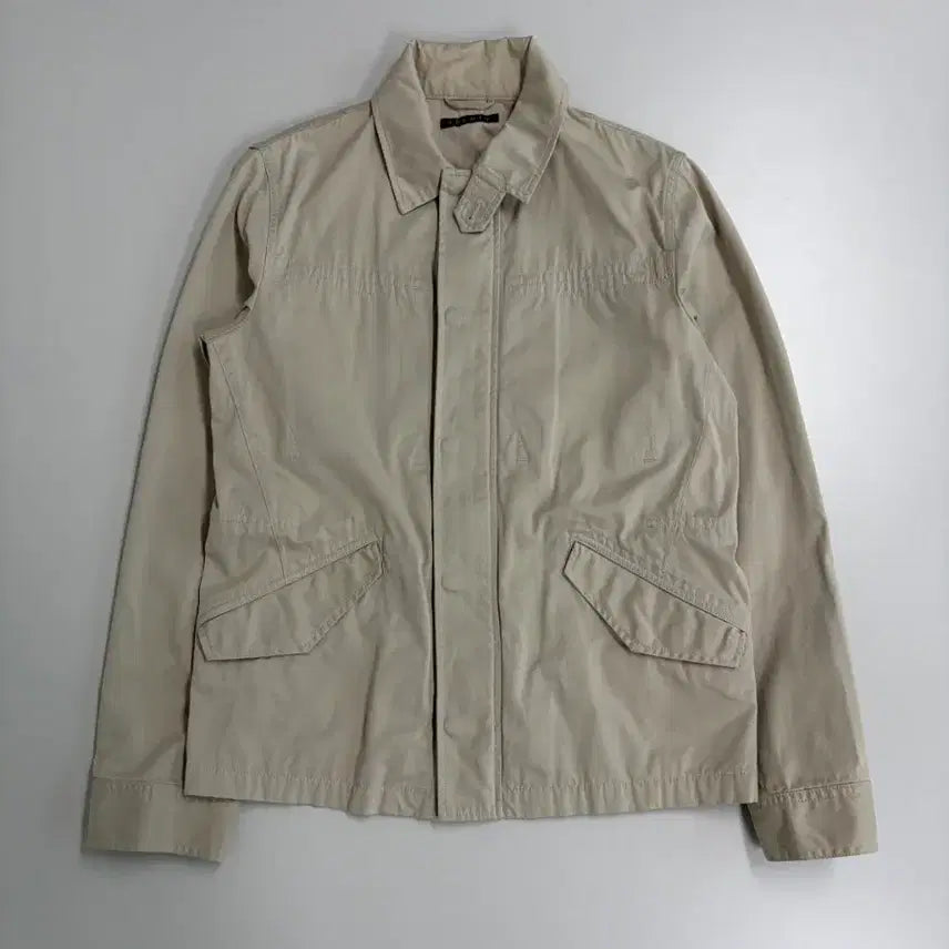 [BUNJANG] Theory Beige Cotton Jacket / [정품] 띠어리 베이지 면 자켓