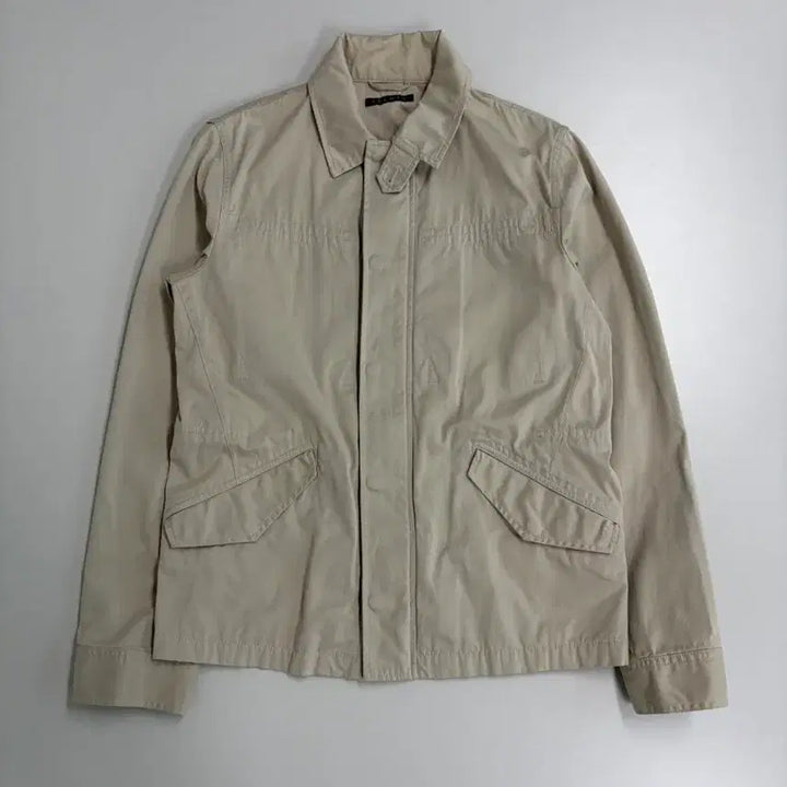 [BUNJANG] Theory Beige Cotton Jacket / [정품] 띠어리 베이지 면 자켓