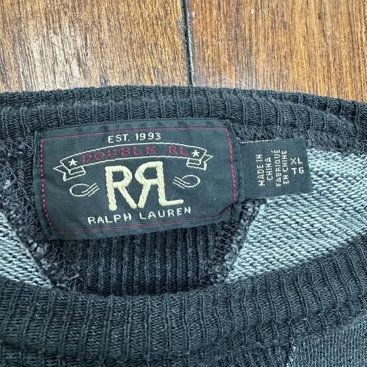 [BUNJANG] RRL Distressed Sweatshirt XL / rrl 디스트레스 스웻셔츠 xl