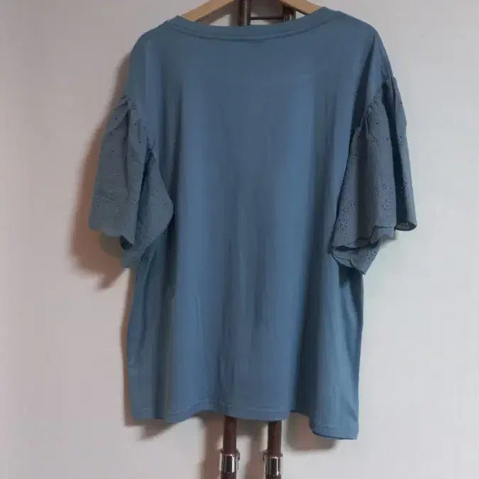 [SOLD OUT] 블루 소매 레이스 티블라우스 88