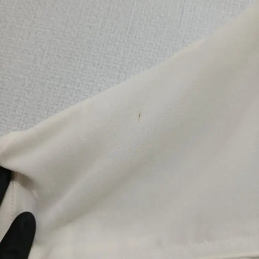 [BUNJANG] List White/Black Color Block Dress / 리스트 화이트/블랙 배색 원피스