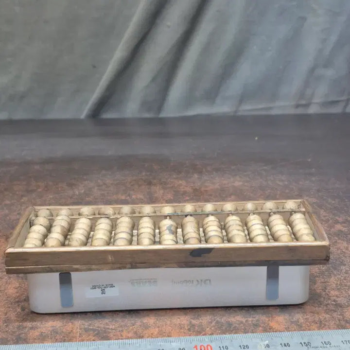 [BUNJANG] 1960s Portable Wooden Abacus / 1960년대 휴대용 소형 원목주판