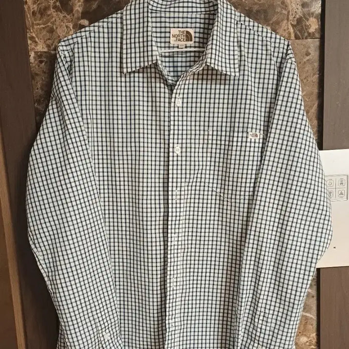 [SOLD OUT] 노스페이스 체크 남방 긴팔 셔츠