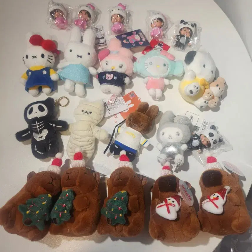 [BUNJANG] Various Doll Keyring Bundle Set / 인형 키링 (95+5 )100개 일괄판매 합니다