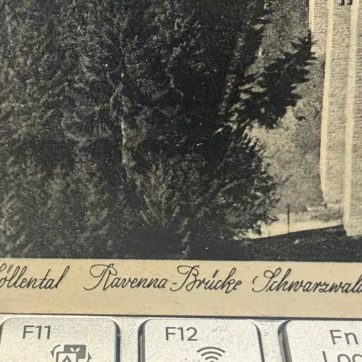 [BUNJANG] 1937 German Schwarzwaldbahn Steam Locomotive Original Postcard / 1937년 - 독일 슈바르츠발트 증기기관차 오리지널 엽서 2차대전 직전
