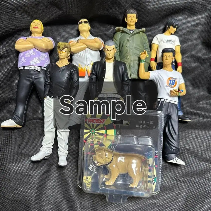 [BUNJANG] Dive Crows Worst Umehoshi Family 8-Piece Figure Bundle Set / dive 크로우즈 워스트 우메호시 일가 8종 피규어 풀세트 일괄판매