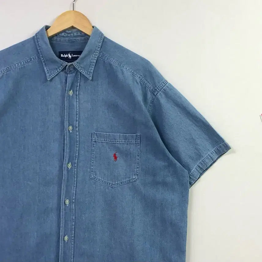 [SOLD OUT] XL 폴로 데님 셔츠