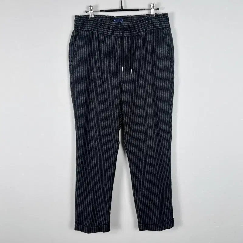 [BUNJANG] Raiden Striped Elastic Casual Pants (Men&