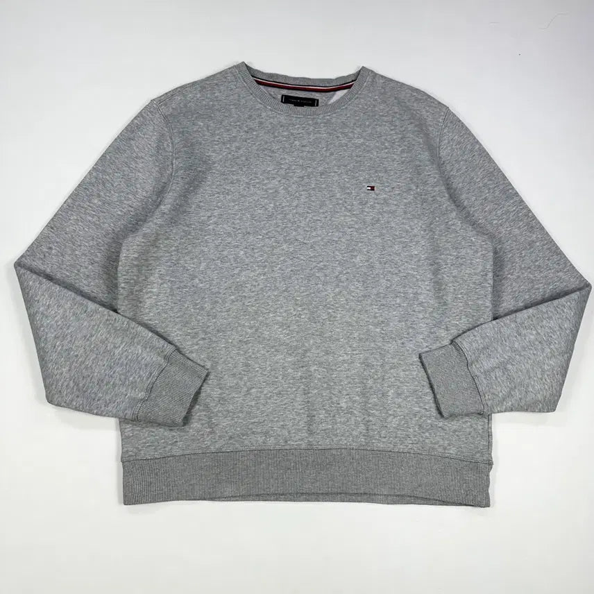 [BUNJANG] Tommy Hilfiger Basic Minimalist Sweatshirt Gray / (L) 타미힐피거 베이직 미니멀 맨투맨 그레이