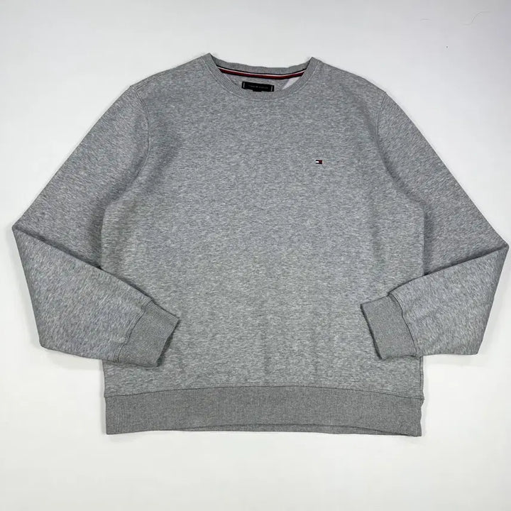 [BUNJANG] Tommy Hilfiger Basic Minimalist Sweatshirt Gray / (L) 타미힐피거 베이직 미니멀 맨투맨 그레이