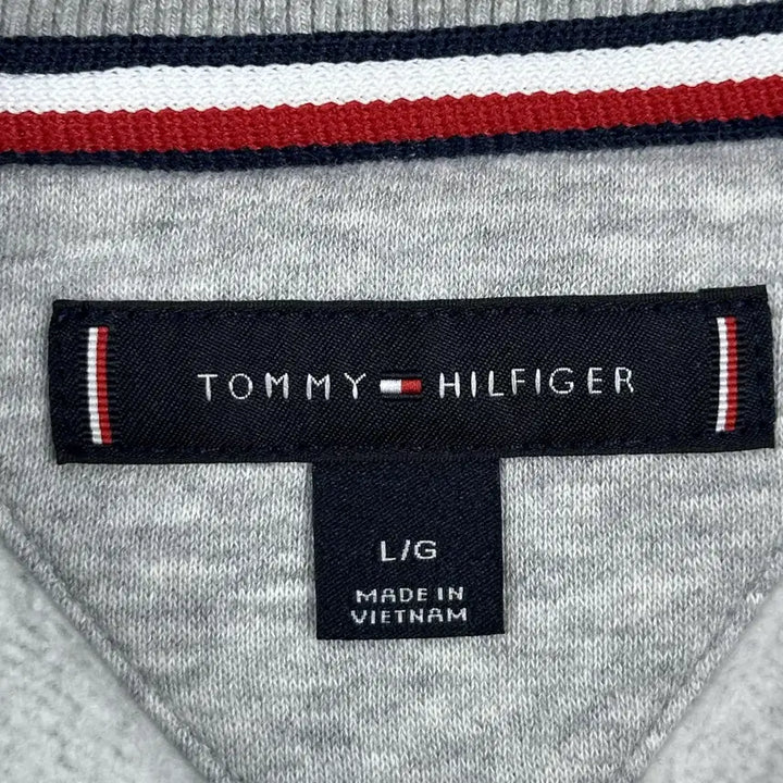 [BUNJANG] Tommy Hilfiger Basic Minimalist Sweatshirt Gray / (L) 타미힐피거 베이직 미니멀 맨투맨 그레이