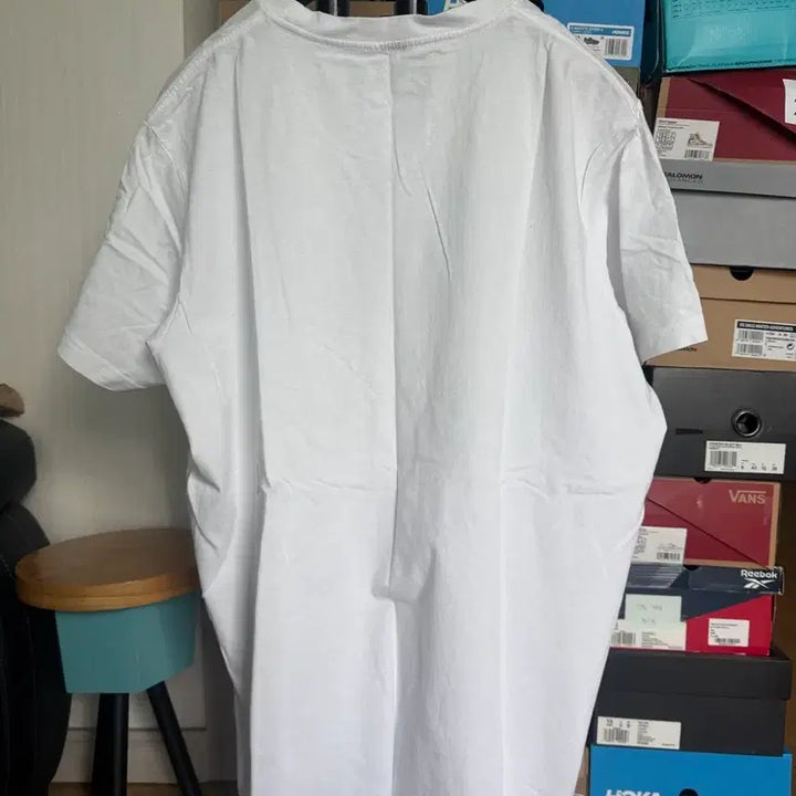 [BUNJANG] Deus Ex Machina Shield White T-shirt / [XXXL]데우스 엑스 마키나 쉴드 화이트 반팔 티셔츠