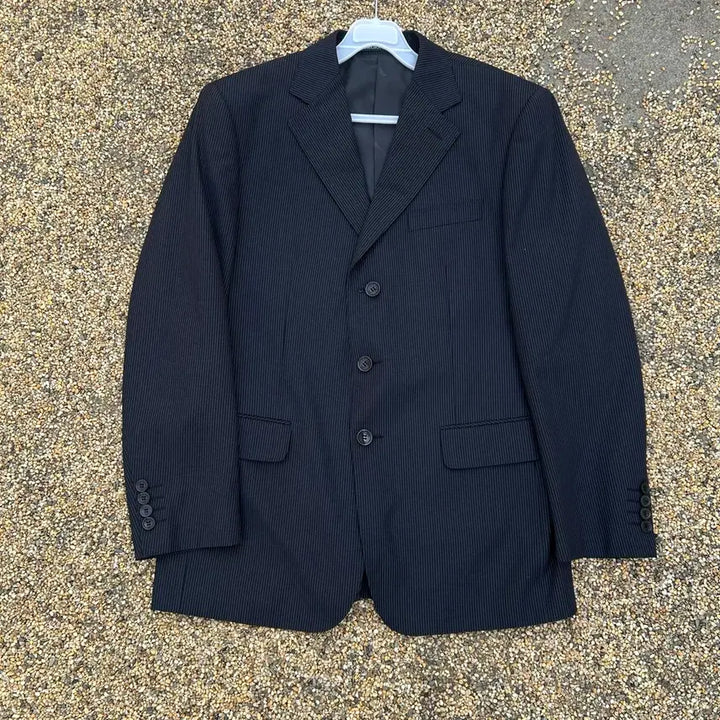 [SOLD OUT] 조르지오 아르마니 블랙 스트라이프 블레이져 자켓
