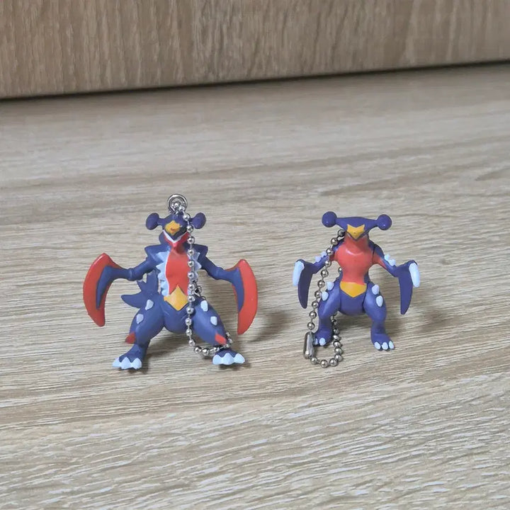 [BUNJANG] Pokemon Garchomp Mega Evolution Figure Strap Set / 급처) 포켓몬 피규어 스트랩 가챠 한카리아스 메가진화세트
