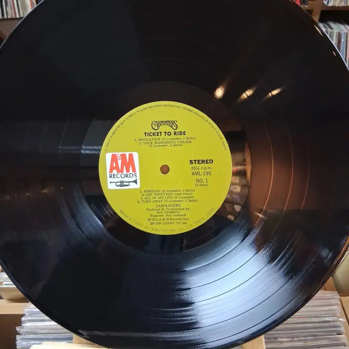 [SOLD OUT] 민트급 게이트폴더 카펜터스 Ticket To Ride LP