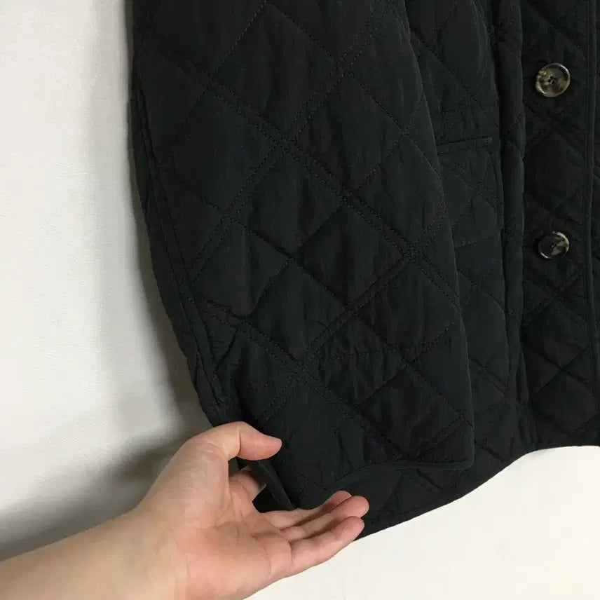 [BUNJANG] SYSTEM Black Quilted Jacket / SYSTEM 시스템 블랙 퀼팅 자켓