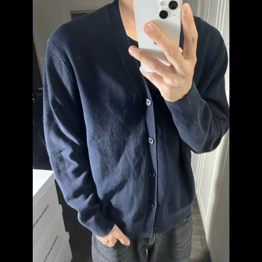 [BUNJANG] Uniqlo Cotton Cardigan / [XL] UNIQLO 유니클로 코튼 가디건