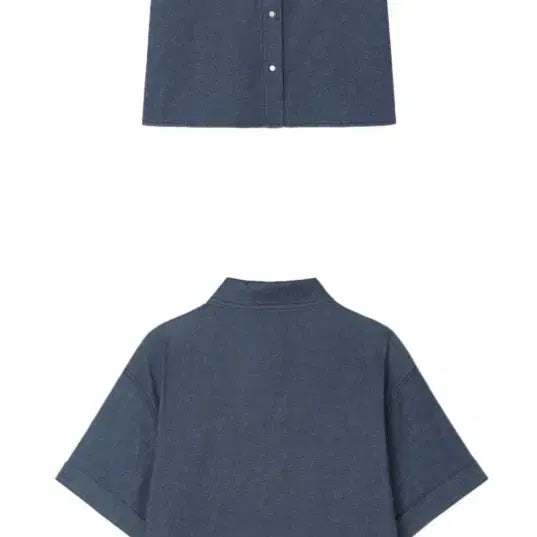 [BUNJANG] Guess Chambray Short-Sleeve Shirt / 게스 여성 샴불레이   반팔 셔츠