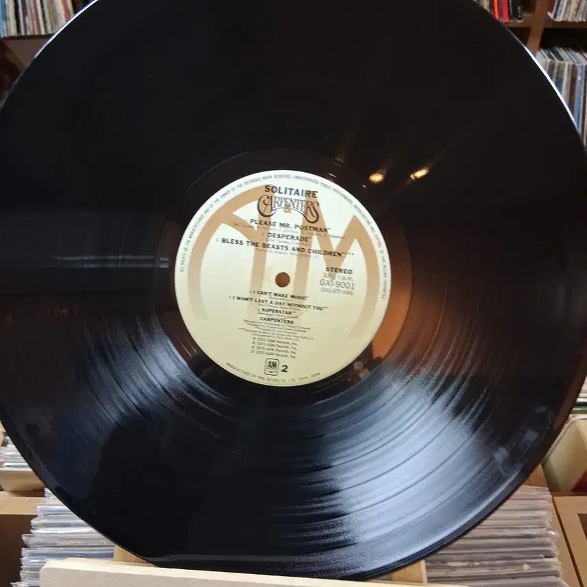 [SOLD OUT] 민트급 카펜터즈 Solitaire LP 골든프라이즈
