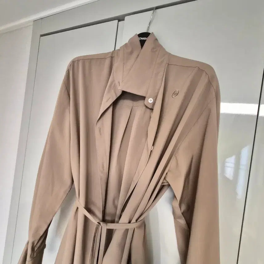 [BUNJANG] Depound Long Beige Dress / 드파운드 원피스