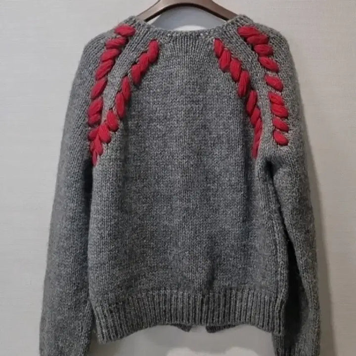 [SOLD OUT] 비비안웨스트우드 그레이 니트 가디건 정품