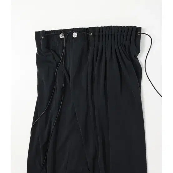 [BUNJANG] CURTAIN JOGGER PANTS (WASHED BLACK) / CURTAIN JOGGER PANTS (WASHED BLACK)
