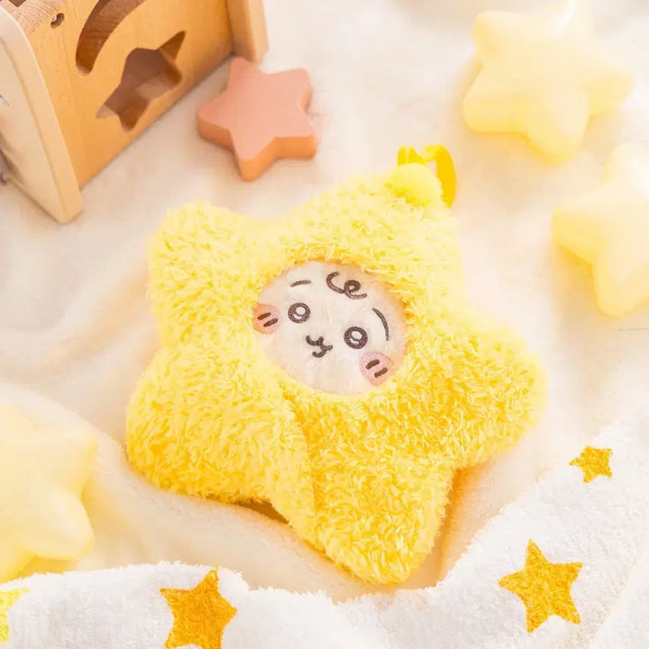 [BUNJANG] Chikawa Star Shaped Swaddle Keyring / 치이카와 별 모양 포대기 키링 (인형 분리가능)