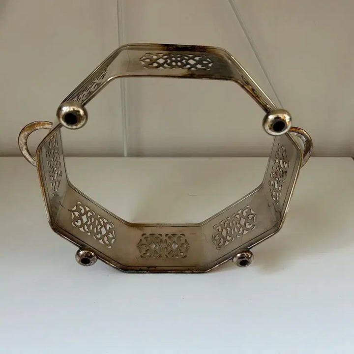 [BUNJANG] Antique French Pierced Dish Holder / 앤틱 프랑스 투각 디쉬 홀더