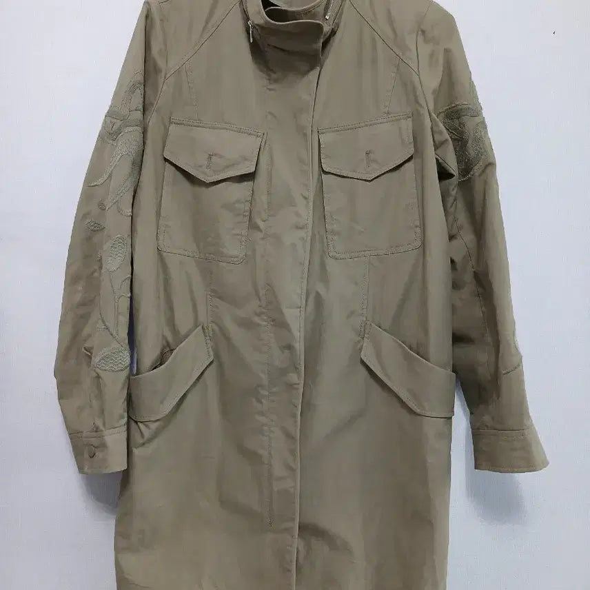 [BUNJANG] Benetton Khaki Field Jacket / 베네통 카키색 야상 자켓 코트
