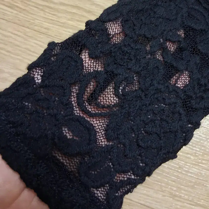 [BUNJANG] (상태좋음) 블랙 레이스 진주 장식 원피스 S / (상태좋음) 블랙 레이스 진주 장식 원피스 S