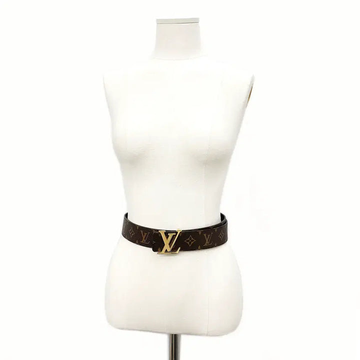 [BUNJANG] Louis Vuitton M0566U Reversible Belt / 루이비통 M0566U LV 금장 리버서블벨트 85 6TLVT20156