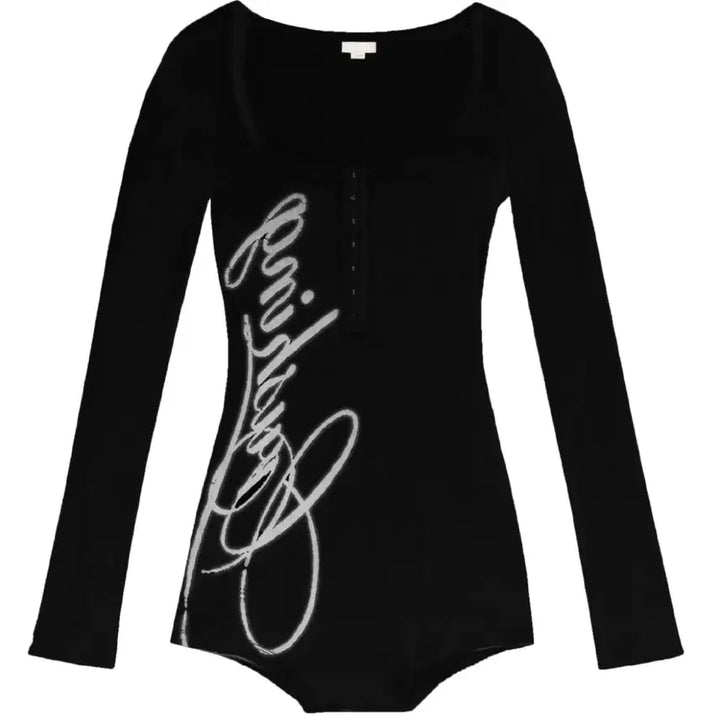 [BUNJANG] Bonne Black Body Suit - Size 1 / 본네 블랙 바디수트 - 1사이즈