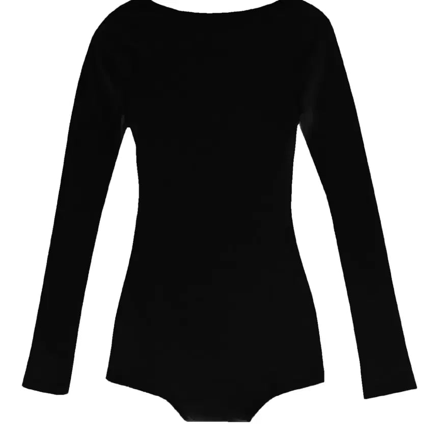 [BUNJANG] Bonne Black Body Suit - Size 1 / 본네 블랙 바디수트 - 1사이즈