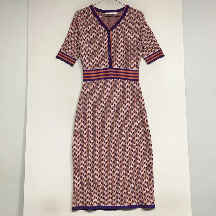 [BUNJANG] GCUT Knit Midi Dress / GCUT 지컷 반팔 니트 원피스 55