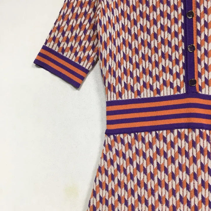 [BUNJANG] GCUT Knit Midi Dress / GCUT 지컷 반팔 니트 원피스 55
