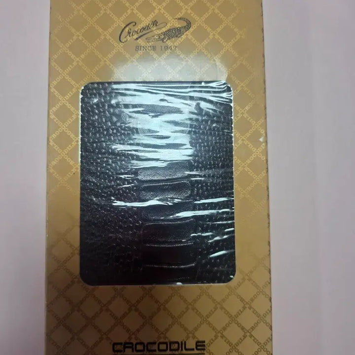 [SOLD OUT] 크로커다일 남성 반지갑 블랙 새상품