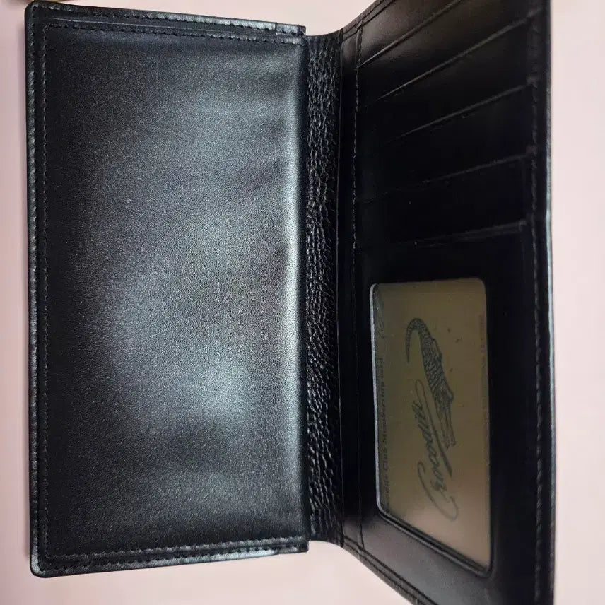[SOLD OUT] 크로커다일 남성 반지갑 블랙 새상품