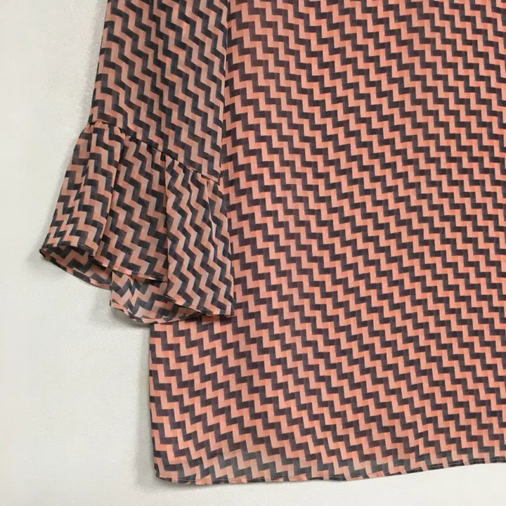 [BUNJANG] MojoSphin Pattern Chiffon Blouse / 모조에스핀 패턴 쉬폰 블라우스 55