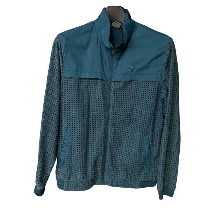 [SOLD OUT] 100 네파 로고 블루 메쉬 자켓