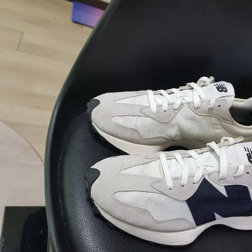 [SOLD OUT] 뉴발란스 327 아이보리 네이비 운동화 270