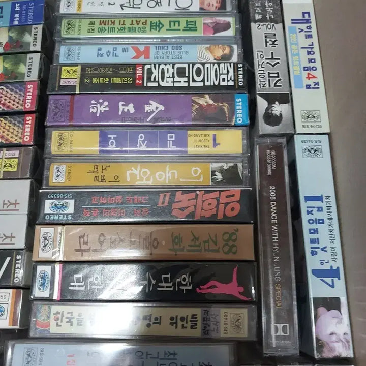 [SOLD OUT] 가요/팝 테이프 모음 (김수철, 패티김, 한대수 등) 미개봉 미사용50개