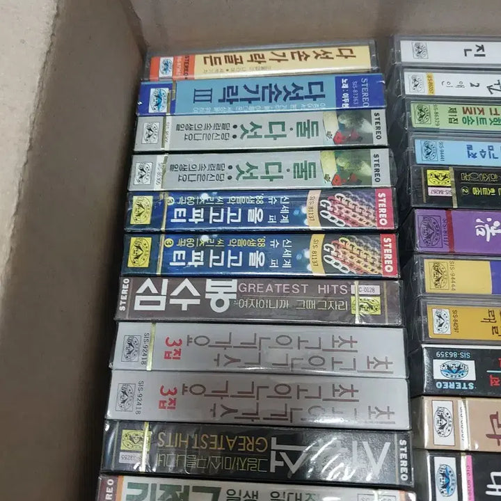 [SOLD OUT] 가요/팝 테이프 모음 (김수철, 패티김, 한대수 등) 미개봉 미사용50개