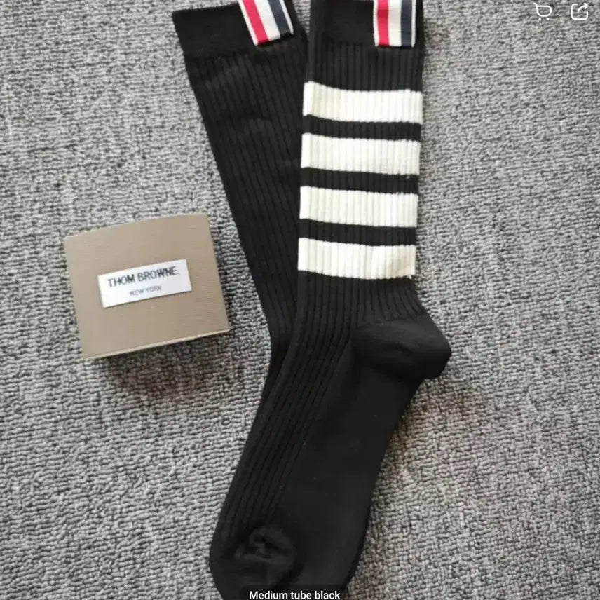 [BUNJANG] Thom Browne Stripe Socks / 톰브라운 스트라이프 양말