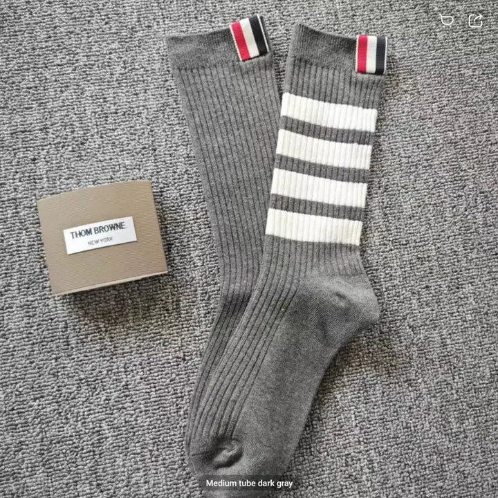 [BUNJANG] Thom Browne Stripe Socks / 톰브라운 스트라이프 양말